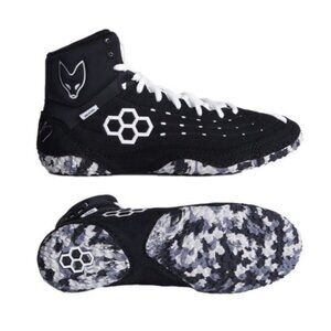 Rudis SF Tbilisi 2.0 Wrestling Shoes Men's Black White Boxing MMA Size 8.5